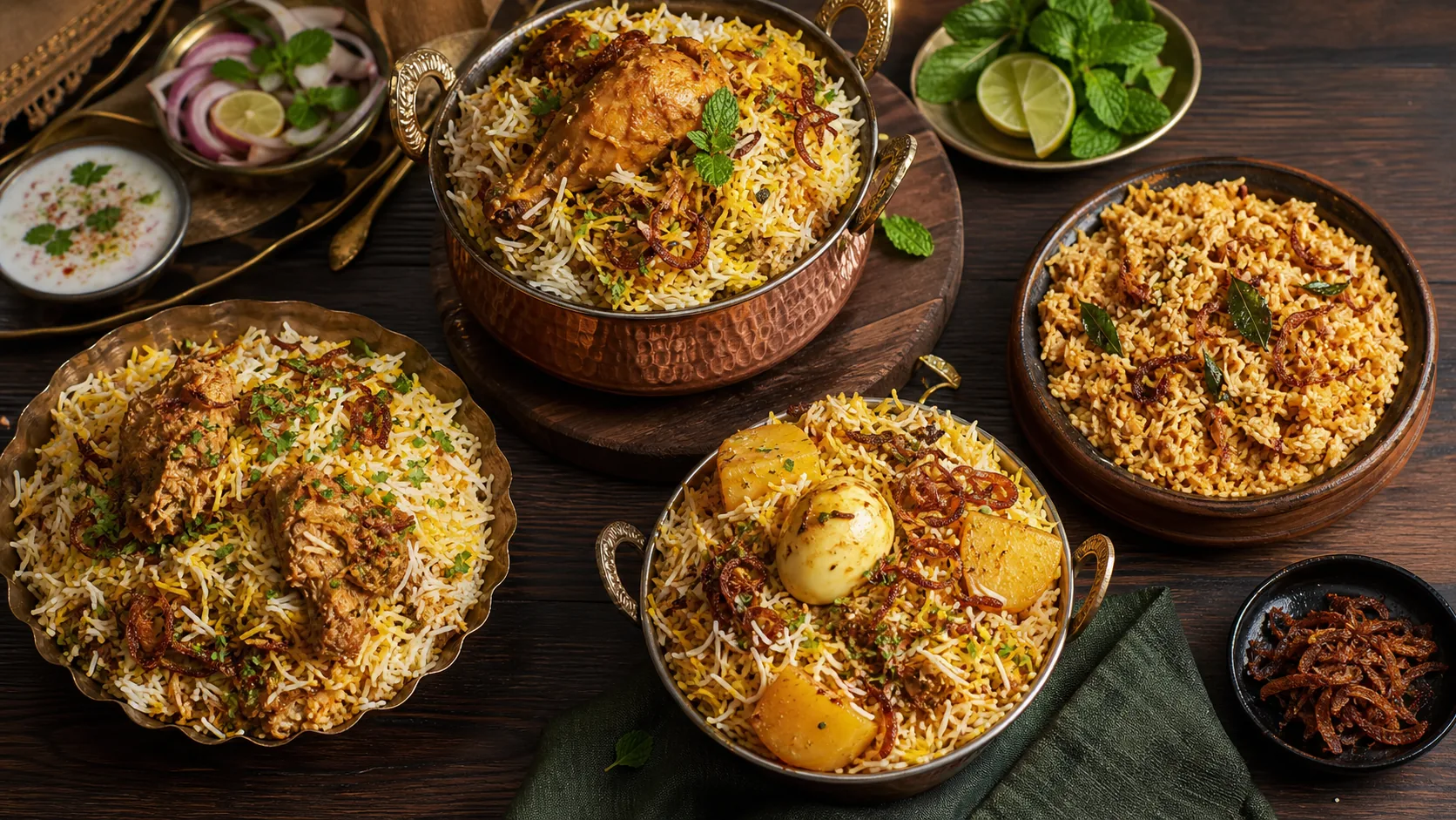 Biryani in India: Hyderabadi, Lucknowi, Kolkata, Malabar, and What Makes Each Different