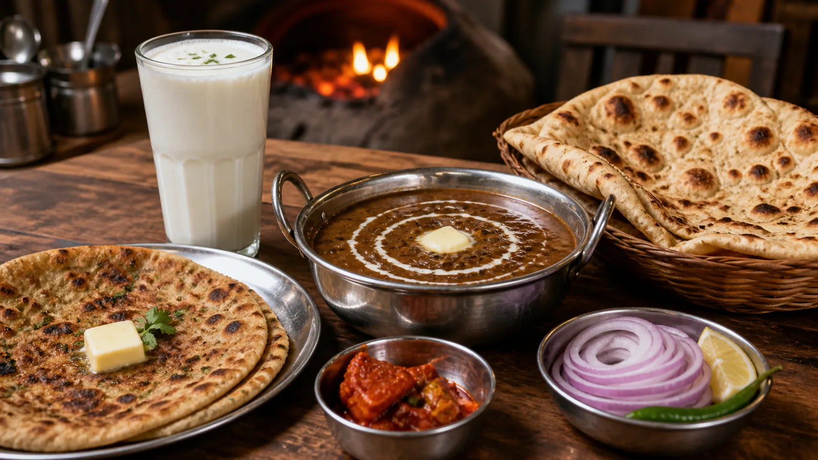 Punjabi Dhaba Food Guide: Dal Makhani, Tandoori Roti, Paratha, Lassi, and Spotting a Good Dhaba