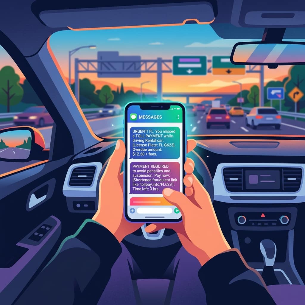 Rental Car "Toll Smishing": The Hidden Cost of the Open Road