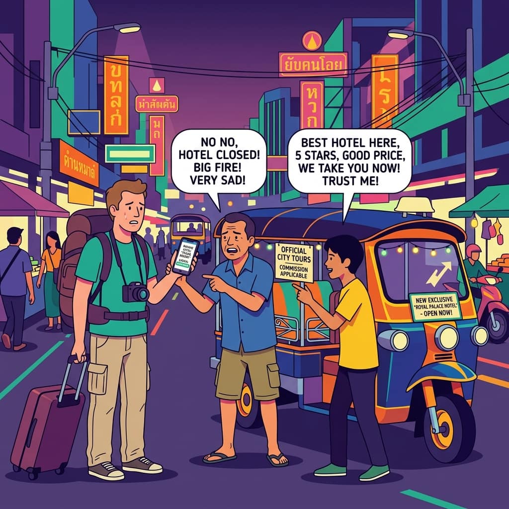 The "Your Hotel is Closed" Diversion: Don't Let Your Vacation Be Hijacked
